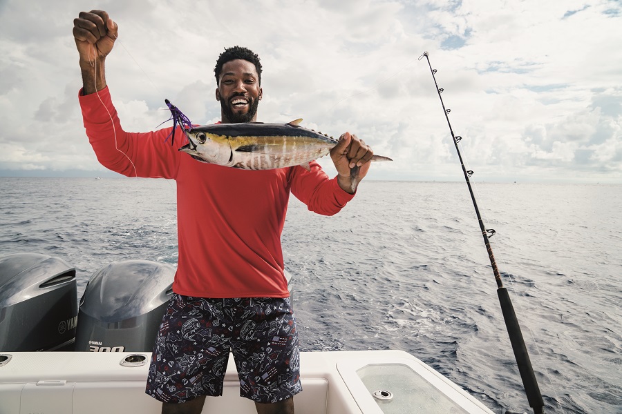 Man walking in Mountains